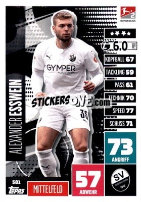 Sticker Alexander Esswein - German Fussball Bundesliga 2020-2021. Match Attax Extra - Panini