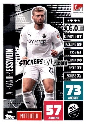 Figurina Alexander Esswein - German Fussball Bundesliga 2020-2021. Match Attax Extra - Panini