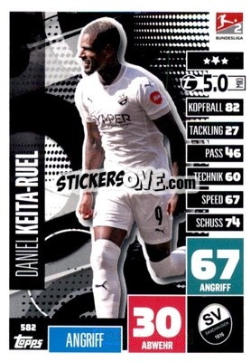 Sticker Daniel Keita-Ruel - German Fussball Bundesliga 2020-2021. Match Attax Extra - Panini