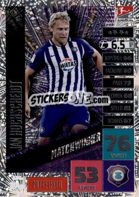 Sticker Jan Hochscheidt - German Fussball Bundesliga 2020-2021. Match Attax Extra - Panini