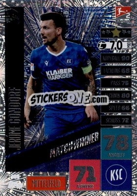 Sticker Jerome Gondorf - German Fussball Bundesliga 2020-2021. Match Attax Extra - Panini