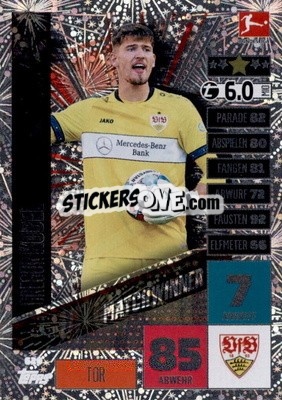 Sticker Gregor Kobel - German Fussball Bundesliga 2020-2021. Match Attax Extra - Panini