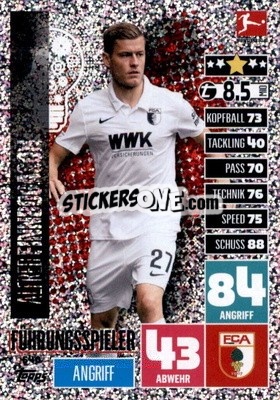 Sticker Alfred Finnbogason - German Fussball Bundesliga 2020-2021. Match Attax Extra - Panini