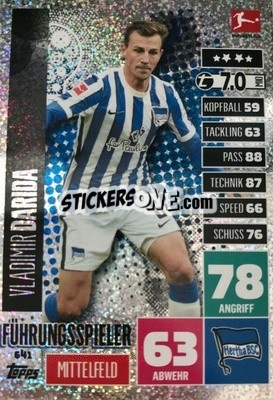 Figurina Vladimir Darida - German Fussball Bundesliga 2020-2021. Match Attax Extra - Panini