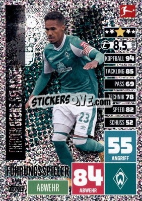 Sticker Theodor Gebre Selassie - German Fussball Bundesliga 2020-2021. Match Attax Extra - Panini