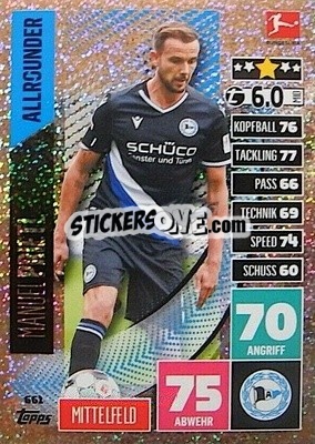 Figurina Manuel Prietl - German Fussball Bundesliga 2020-2021. Match Attax Extra - Panini