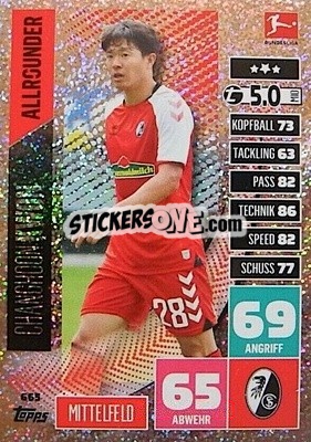 Cromo Changhoon Kwon - German Fussball Bundesliga 2020-2021. Match Attax Extra - Panini