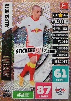 Sticker Angeliño - German Fussball Bundesliga 2020-2021. Match Attax Extra - Panini