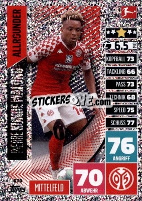 Cromo Pierre Kunde Malong - German Fussball Bundesliga 2020-2021. Match Attax Extra - Panini