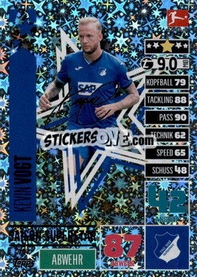 Cromo Kevin Vogt - German Fussball Bundesliga 2020-2021. Match Attax Extra - Panini