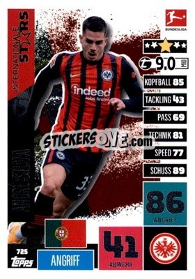 Cromo André Silva - German Fussball Bundesliga 2020-2021. Match Attax Extra - Panini