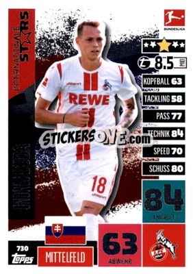 Sticker Ondrej Duda - German Fussball Bundesliga 2020-2021. Match Attax Extra - Panini