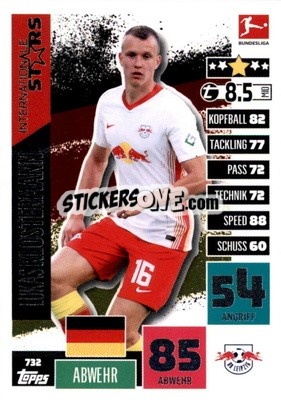 Sticker Lukas Klostermann - German Fussball Bundesliga 2020-2021. Match Attax Extra - Panini