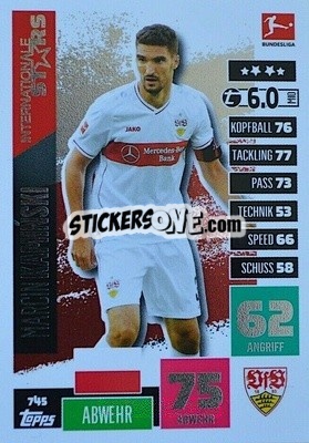 Cromo Marcin Kaminski - German Fussball Bundesliga 2020-2021. Match Attax Extra - Panini