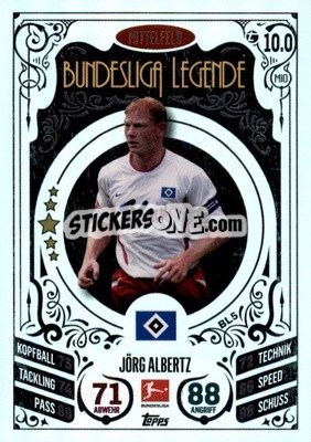 Sticker Jörg Albertz - German Fussball Bundesliga 2020-2021. Match Attax Extra - Panini