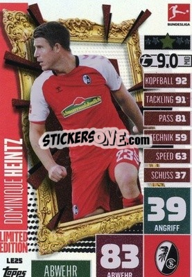 Cromo Dominique Heintz - German Fussball Bundesliga 2020-2021. Match Attax Extra - Panini