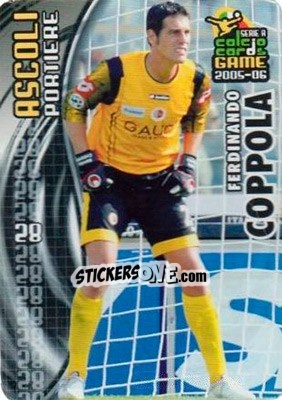 Sticker Ferdinando Coppola - Serie A 2005-2006. Calcio cards game - Panini