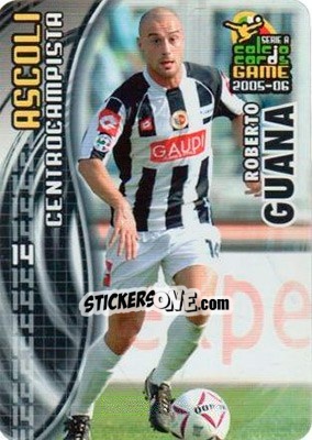 Sticker Roberto Guana - Serie A 2005-2006. Calcio cards game n. 6 - Panini