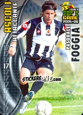 Sticker Pasquale Foggia - Serie A 2005-2006. Calcio cards game - Panini