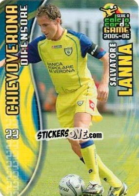 Sticker Salvatore Lanna - Serie A 2005-2006. Calcio cards game - Panini
