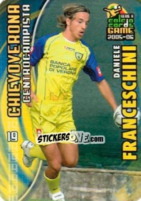 Sticker Daniele Franceschini - Serie A 2005-2006. Calcio cards game n. 28 - Panini