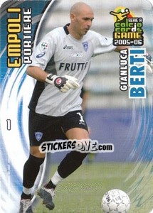 Sticker Gianluca Berti - Serie A 2005-2006. Calcio cards game n. 31 - Panini