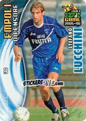 Sticker Stefano Lucchini - Serie A 2005-2006. Calcio cards game - Panini