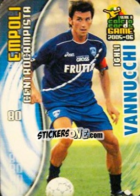 Sticker Ighli Vannucchi - Serie A 2005-2006. Calcio cards game n. 37 - Panini