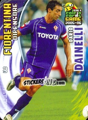 Sticker Dario Dainelli - Serie A 2005-2006. Calcio cards game n. 42 - Panini