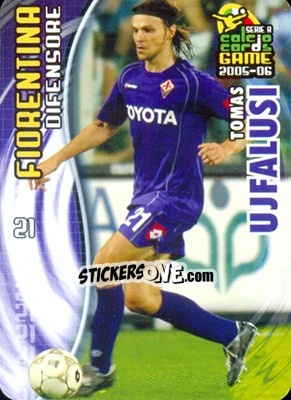 Sticker Tomas Ujfalusi - Serie A 2005-2006. Calcio cards game n. 44 - Panini