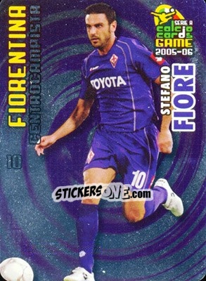 Sticker Stefano Fiore - Serie A 2005-2006. Calcio cards game - Panini