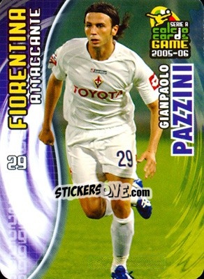 Sticker Giampaolo Pazzini - Serie A 2005-2006. Calcio cards game n. 50 - Panini