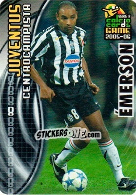Sticker Emerson - Serie A 2005-2006. Calcio cards game n. 65 - Panini