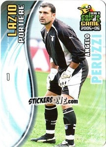Sticker Angelo Peruzzi - Serie A 2005-2006. Calcio cards game n. 71 - Panini