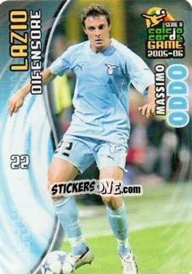 Sticker Massimo Oddo - Serie A 2005-2006. Calcio cards game - Panini