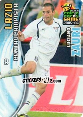 Sticker Luciano Zauri - Serie A 2005-2006. Calcio cards game n. 74 - Panini