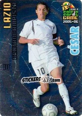 Figurina Cesar - Serie A 2005-2006. Calcio cards game n. 77 - Panini