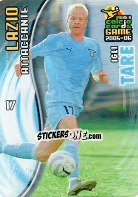 Sticker Igli Tare - Serie A 2005-2006. Calcio cards game n. 80 - Panini