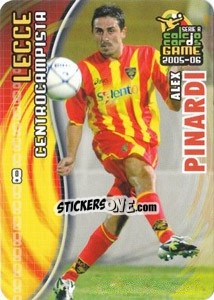 Figurina Alex Pinardi - Serie A 2005-2006. Calcio cards game - Panini