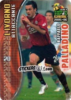 Sticker Raffaele Palladino - Serie A 2005-2006. Calcio cards game n. 100 - Panini