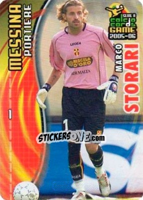 Sticker Marco Storari - Serie A 2005-2006. Calcio cards game n. 101 - Panini