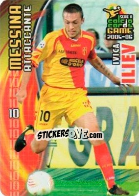 Sticker Ivica Iliev - Serie A 2005-2006. Calcio cards game - Panini
