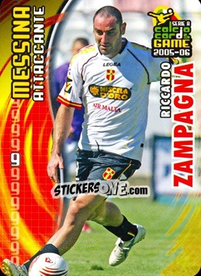 Figurina Riccardo Zampagna - Serie A 2005-2006. Calcio cards game - Panini