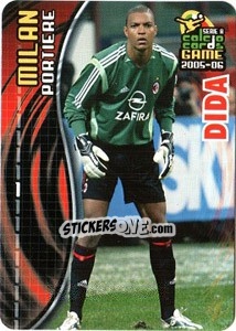 Sticker Dida - Serie A 2005-2006. Calcio cards game n. 111 - Panini