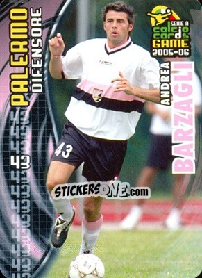 Figurina Andrea Barzagli - Serie A 2005-2006. Calcio cards game - Panini