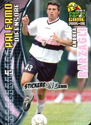 Sticker Andrea Barzagli - Serie A 2005-2006. Calcio cards game n. 122 - Panini