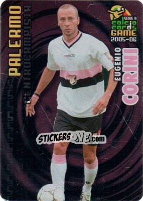 Sticker Eugenio Corini - Serie A 2005-2006. Calcio cards game n. 125 - Panini