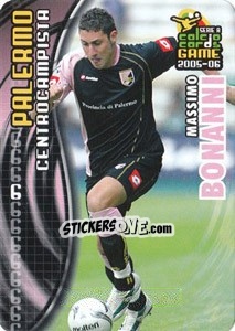 Sticker Massimo Bonanni - Serie A 2005-2006. Calcio cards game - Panini
