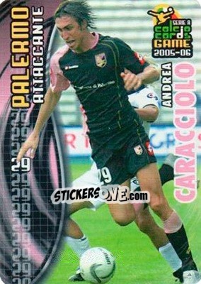 Sticker Andrea Caracciolo - Serie A 2005-2006. Calcio cards game n. 130 - Panini