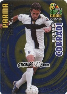 Sticker Bernardo Corradi - Serie A 2005-2006. Calcio cards game - Panini
